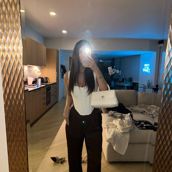 Bardot White Corset Size Small - Picture 4 of 5